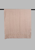 Handwoven & Handspun Pure Pashmina Shawl – Natural Jaal Border