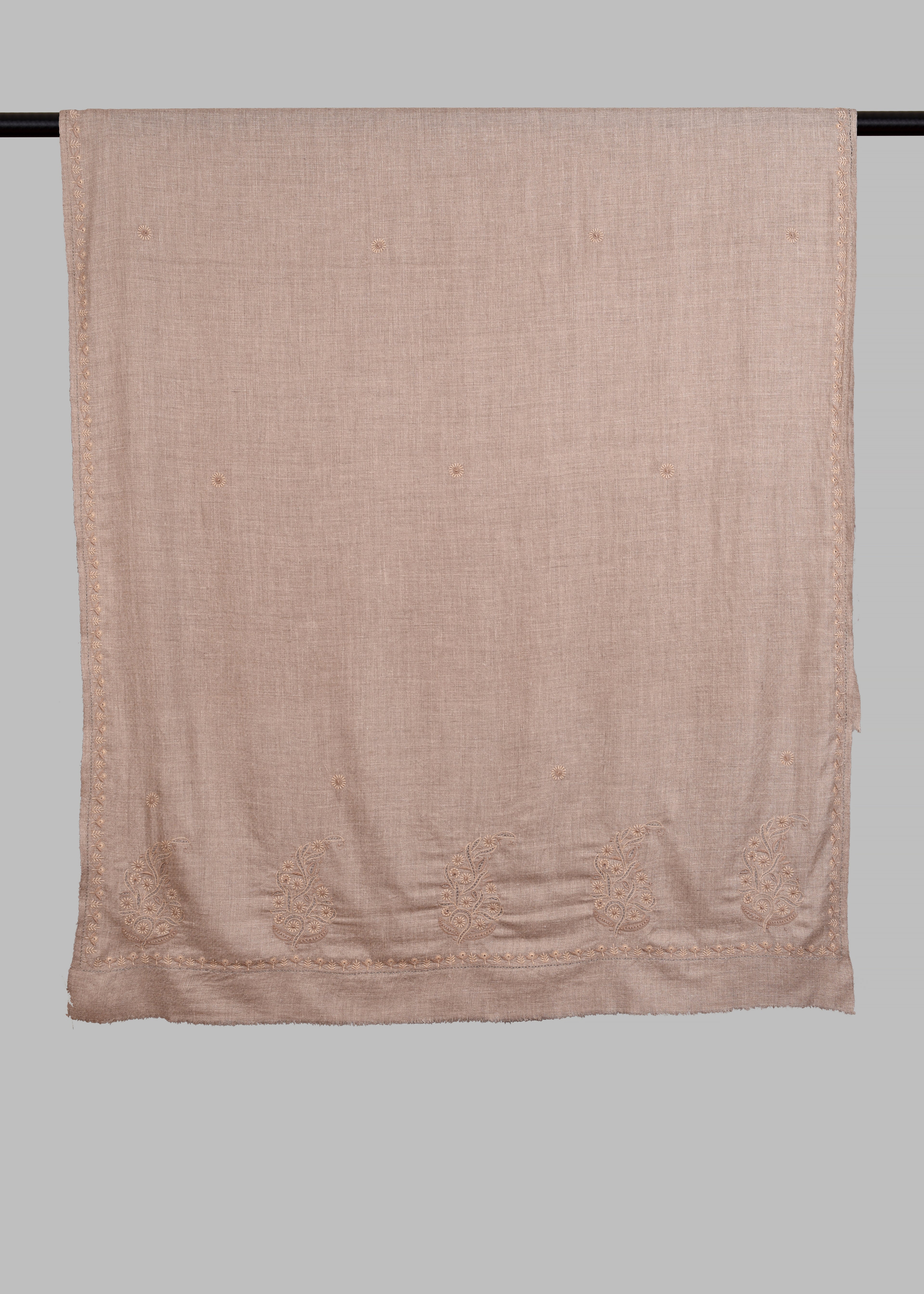 Handwoven & Handspun Pure Pashmina Shawl – Leaf Trail