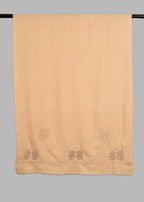 Handwoven & Handspun Pure Pashmina Shawl – Framed Twin Motifs