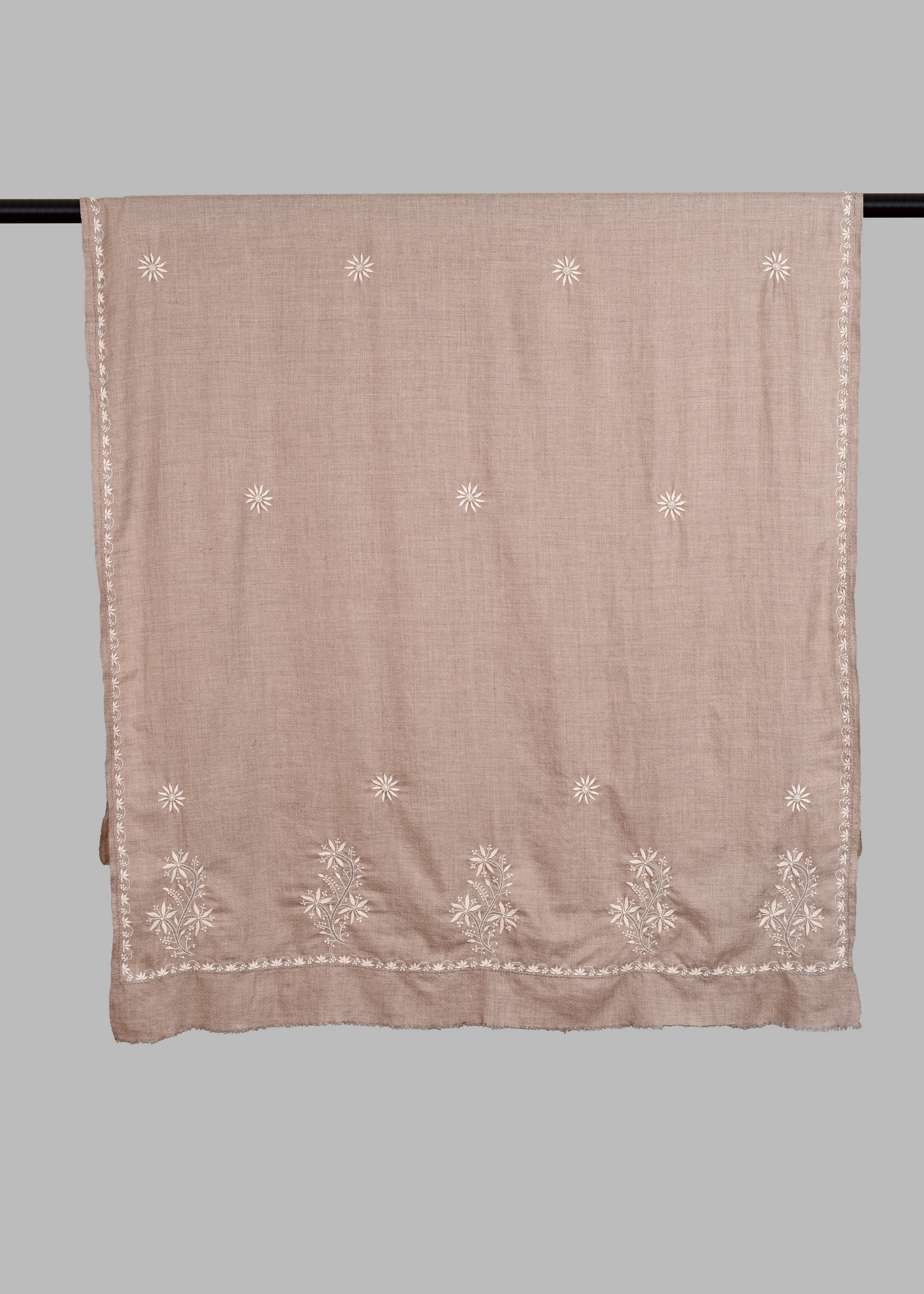Handwoven & Handspun Pure Pashmina Shawl – Bare Thread Florals