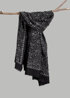 Handwoven & Handspun Pure Pashmina Shawl – Noir Vinework