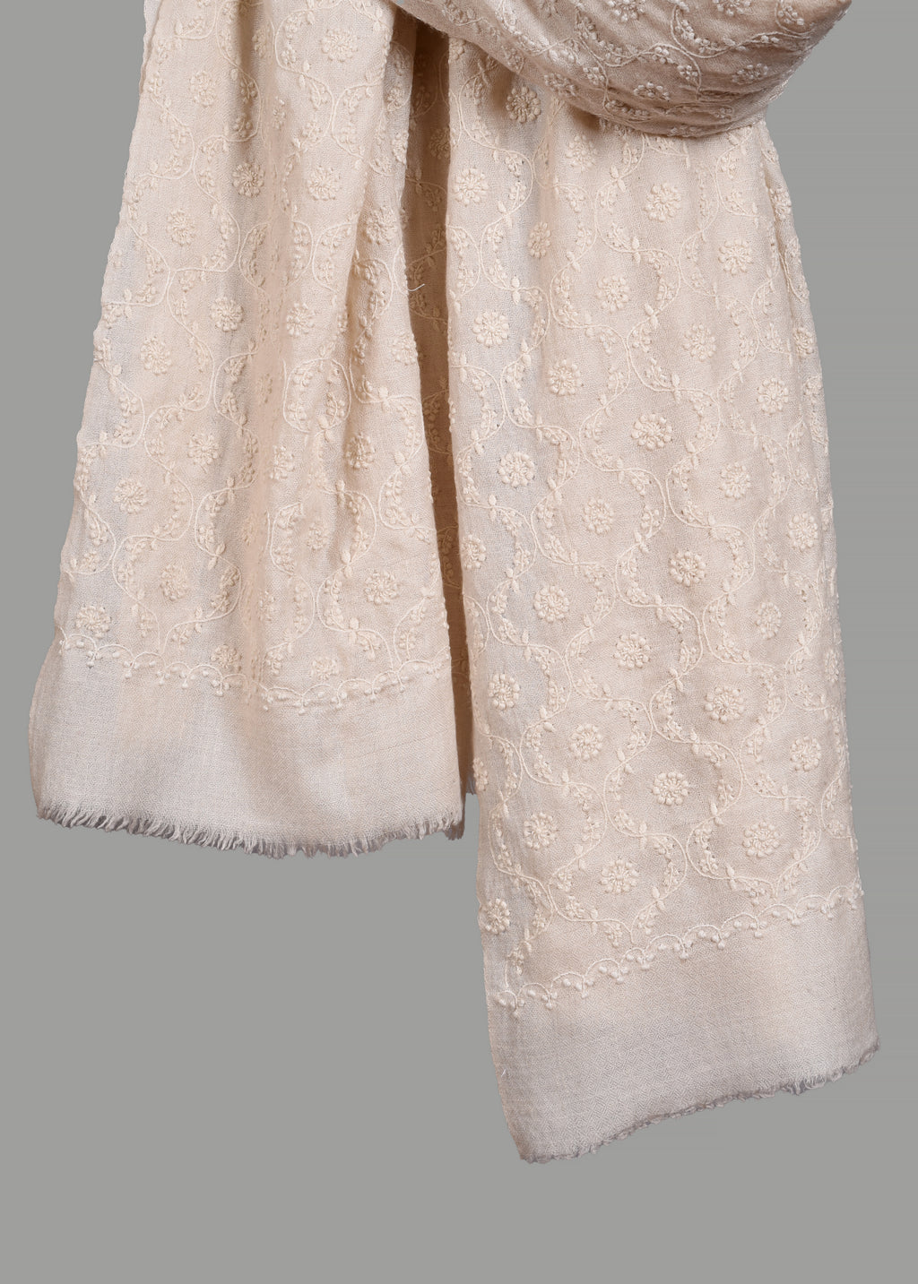 Handwoven & Handspun Pure Pashmina Shawl – Ethereal Threadscape