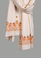 Handwoven & Handspun Pure Pashmina Shawl – Floral Rays