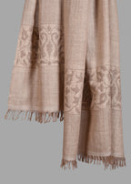 Handwoven Pure Pashmina Kani Stole – Heritage Vine Motif