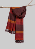 Kullu Handwoven Woollen Stole – Earthy Ombre