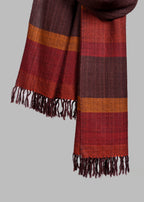 Kullu Handwoven Woollen Stole – Earthy Ombre