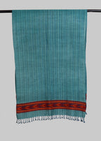 Kullu Handwoven Woollen Stole – Deep Sea Teal