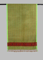 Kullu Handwoven Woollen Stole – Parrot Green