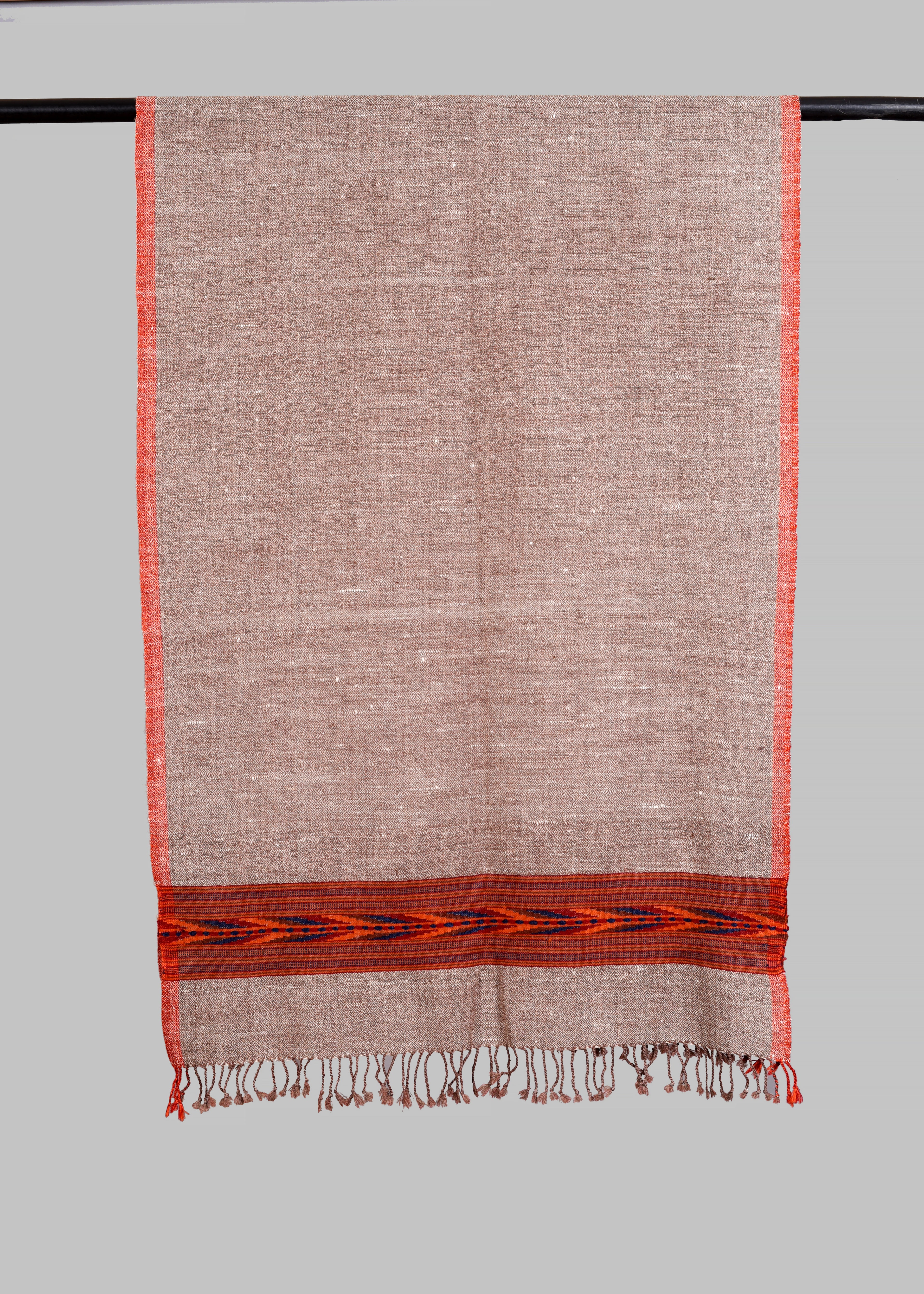 Kullu Handwoven Woollen Stole – Sunbaked Sand