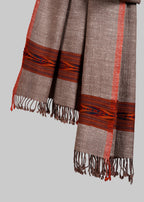 Kullu Handwoven Woollen Stole – Sunbaked Sand