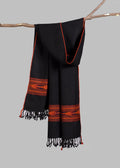 Kullu Handwoven Woollen Stole – Shadow Black