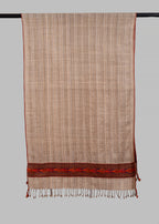 Kullu Handwoven Woollen Stole – Warm Sand