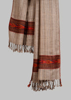 Kullu Handwoven Woollen Stole – Warm Sand