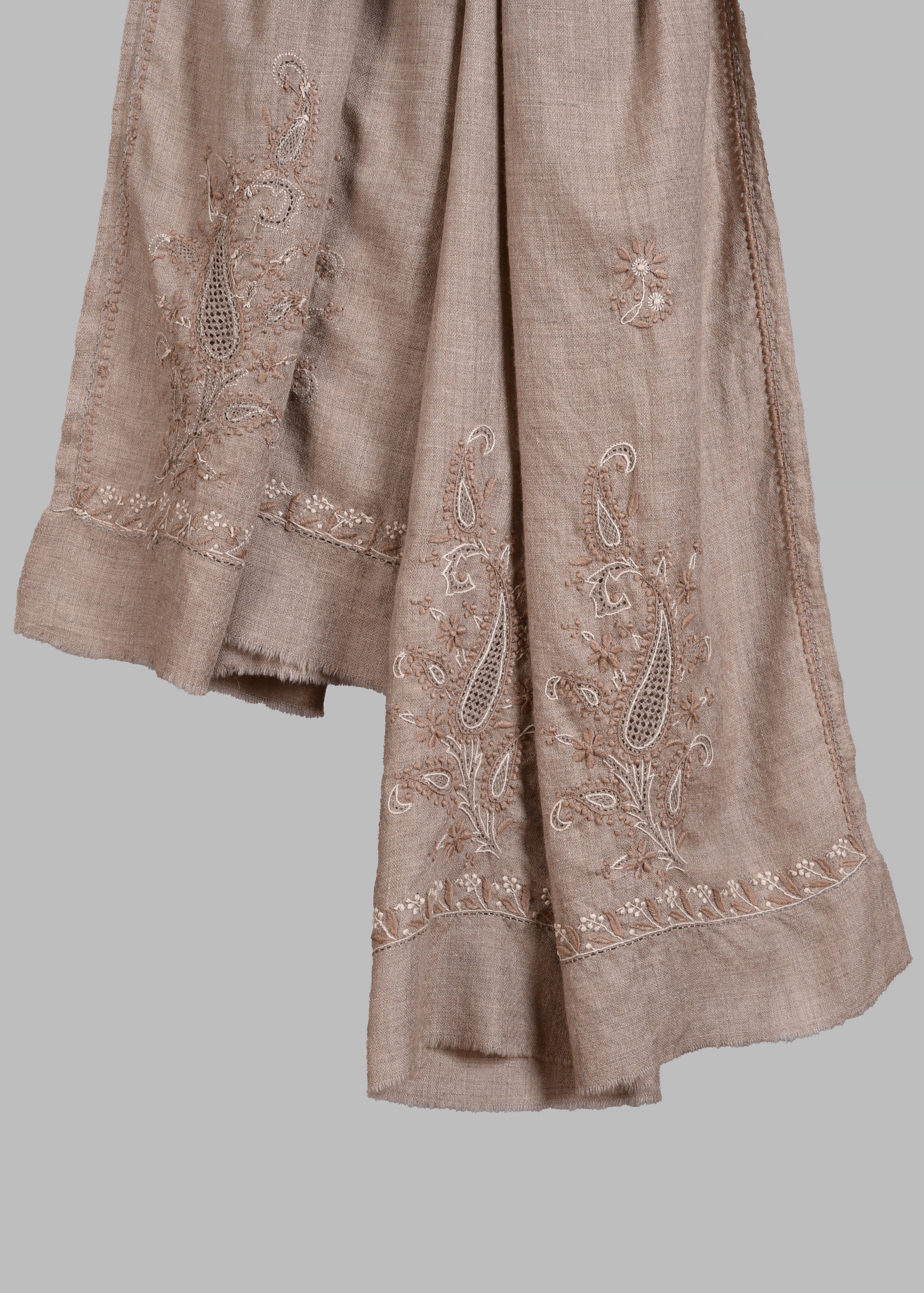 Handwoven & Handspun Pure Pashmina Shawl – Blooming Paisley