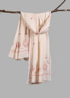 Handwoven & Handspun Pure Pashmina Shawl – Rose Jaal Garden