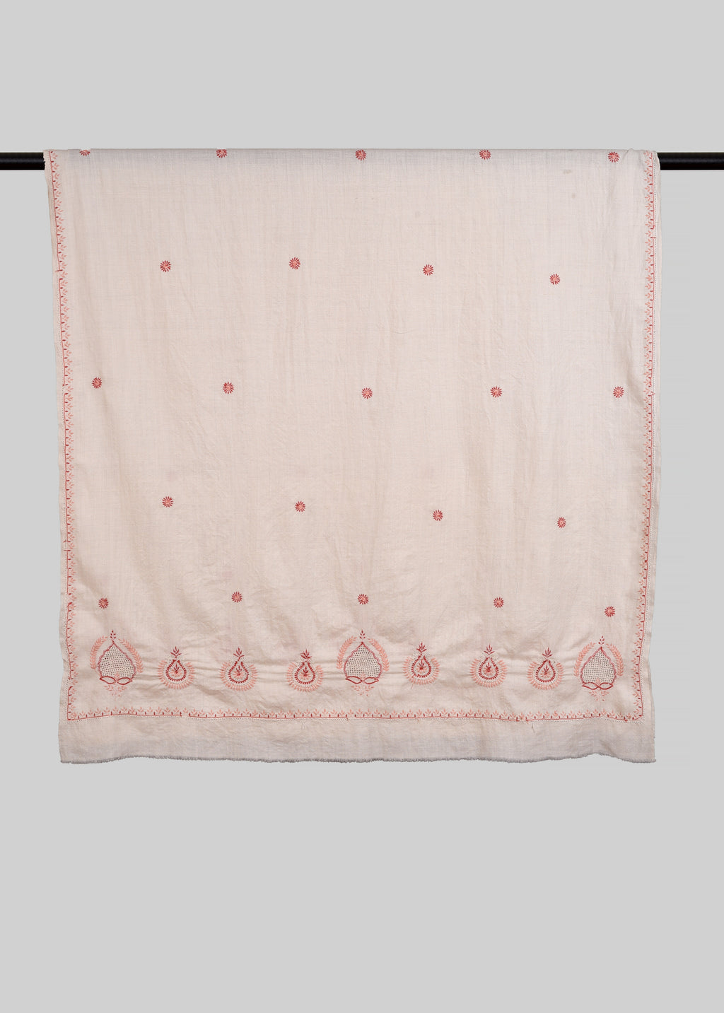 Handwoven & Handspun Pure Pashmina Shawl – Rose Jaal Garden