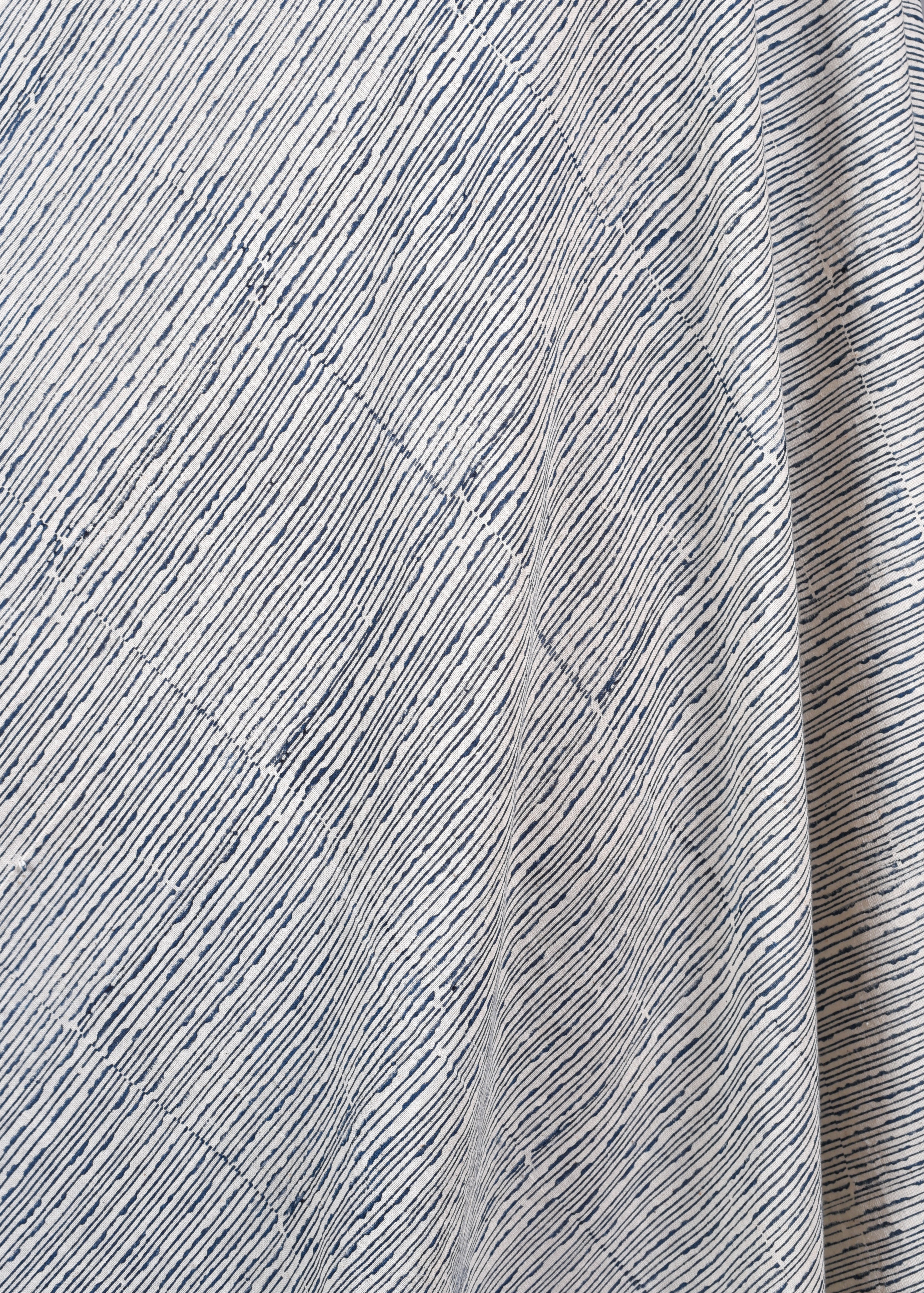 Indigo Ripplefield Block Print