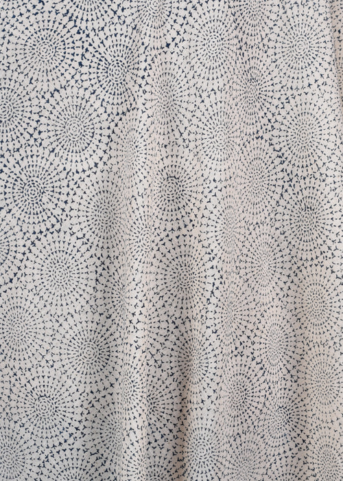 Bluerings Blossom Block Print