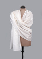 Chikankari Kota Dupatta: Snowfall Lattice