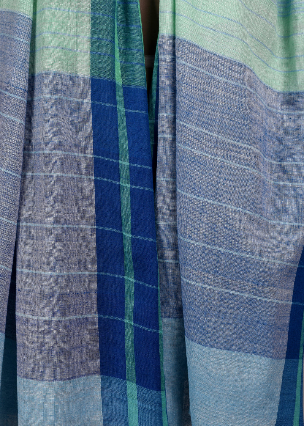 Handwoven Pure Cotton Stole – Sky Meadow