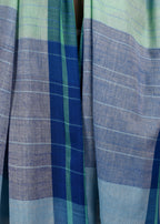 Handwoven Pure Cotton Stole – Sky Meadow