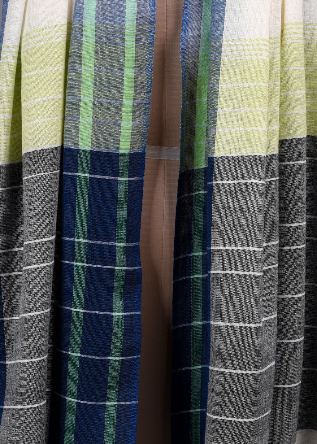 Handwoven Pure Cotton Stole – Pearl Mist