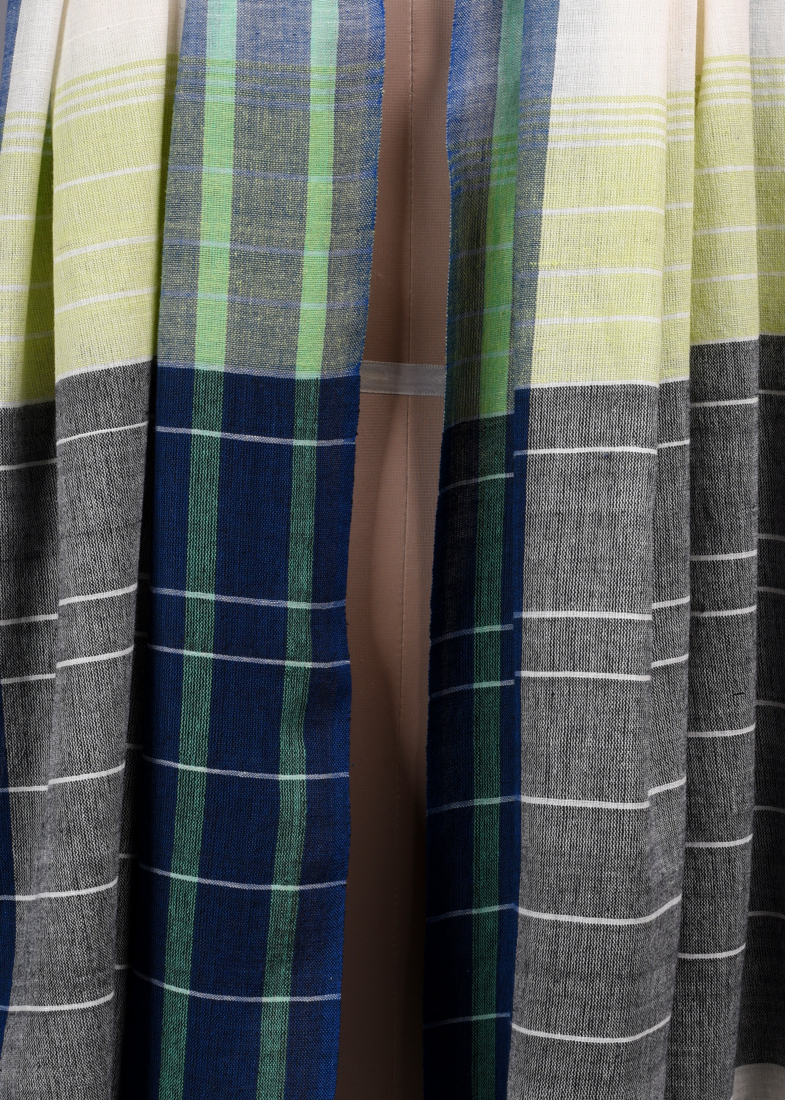 Handwoven Pure Cotton Stole – Pearl Mist