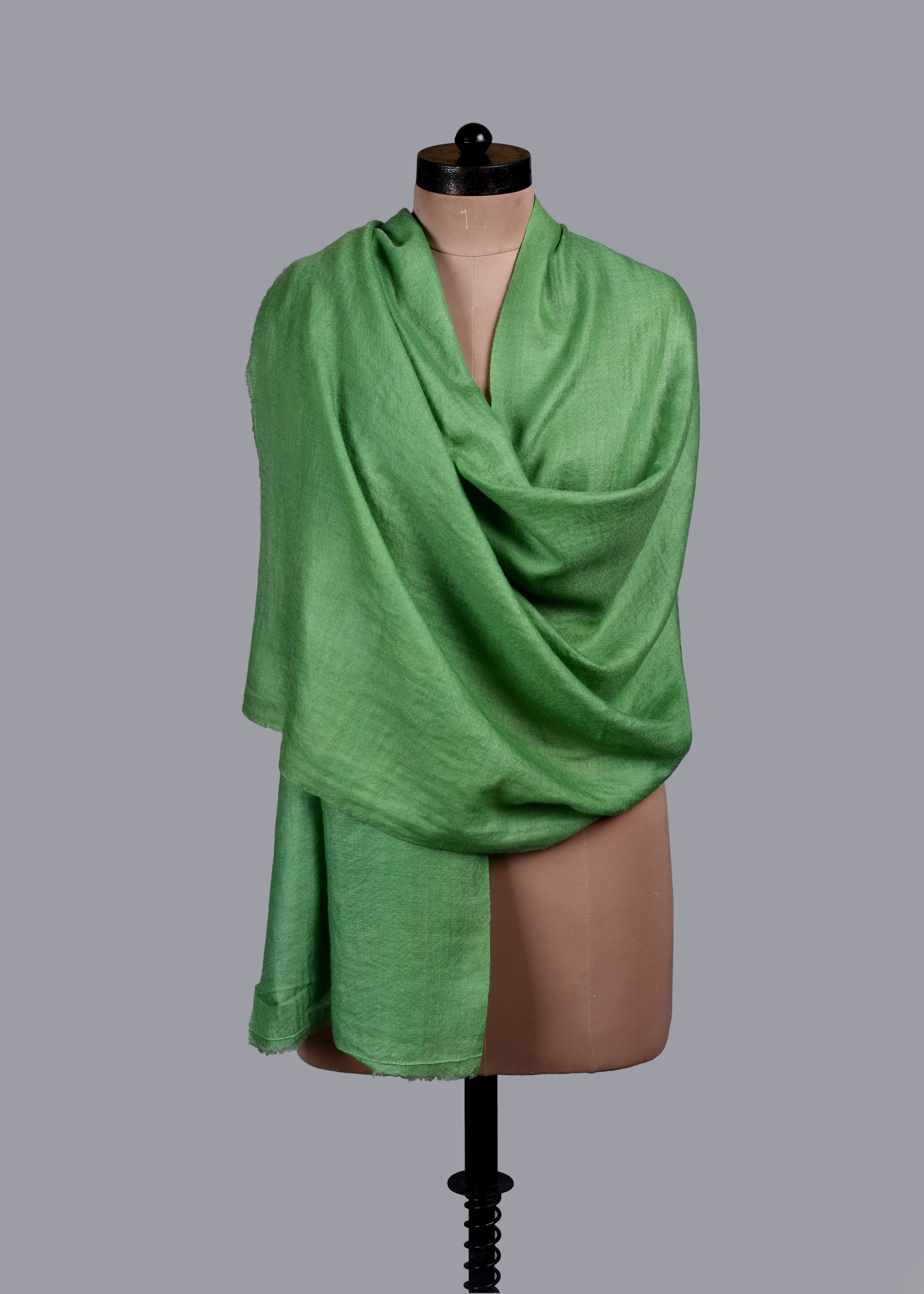 Handwoven & Handspun Pure Pashmina Stole – Seafoam Green