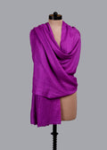 Handwoven & Handspun Pure Pashmina Stole – Jamuni Rang