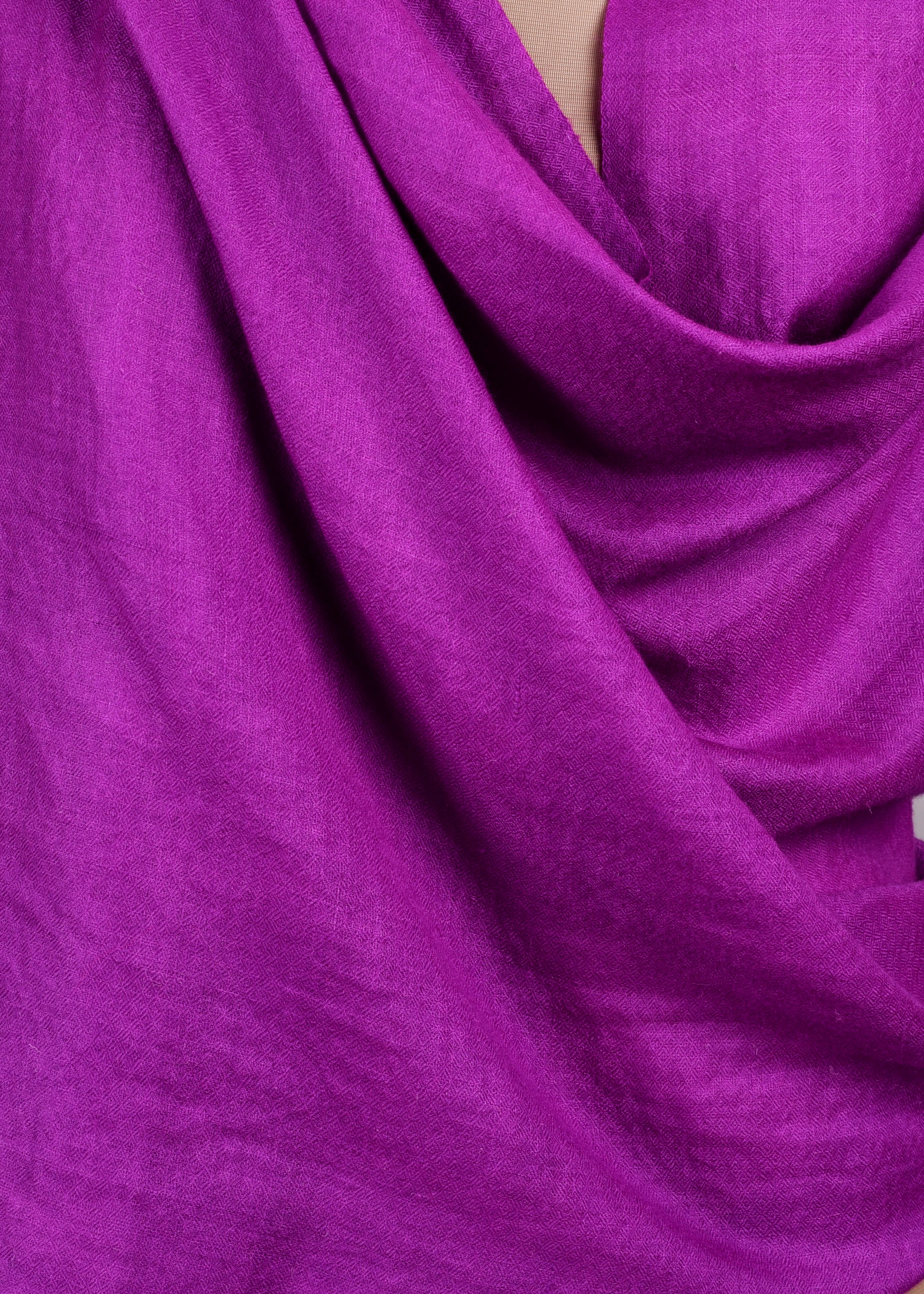 Handwoven & Handspun Pure Pashmina Stole – Jamuni Rang