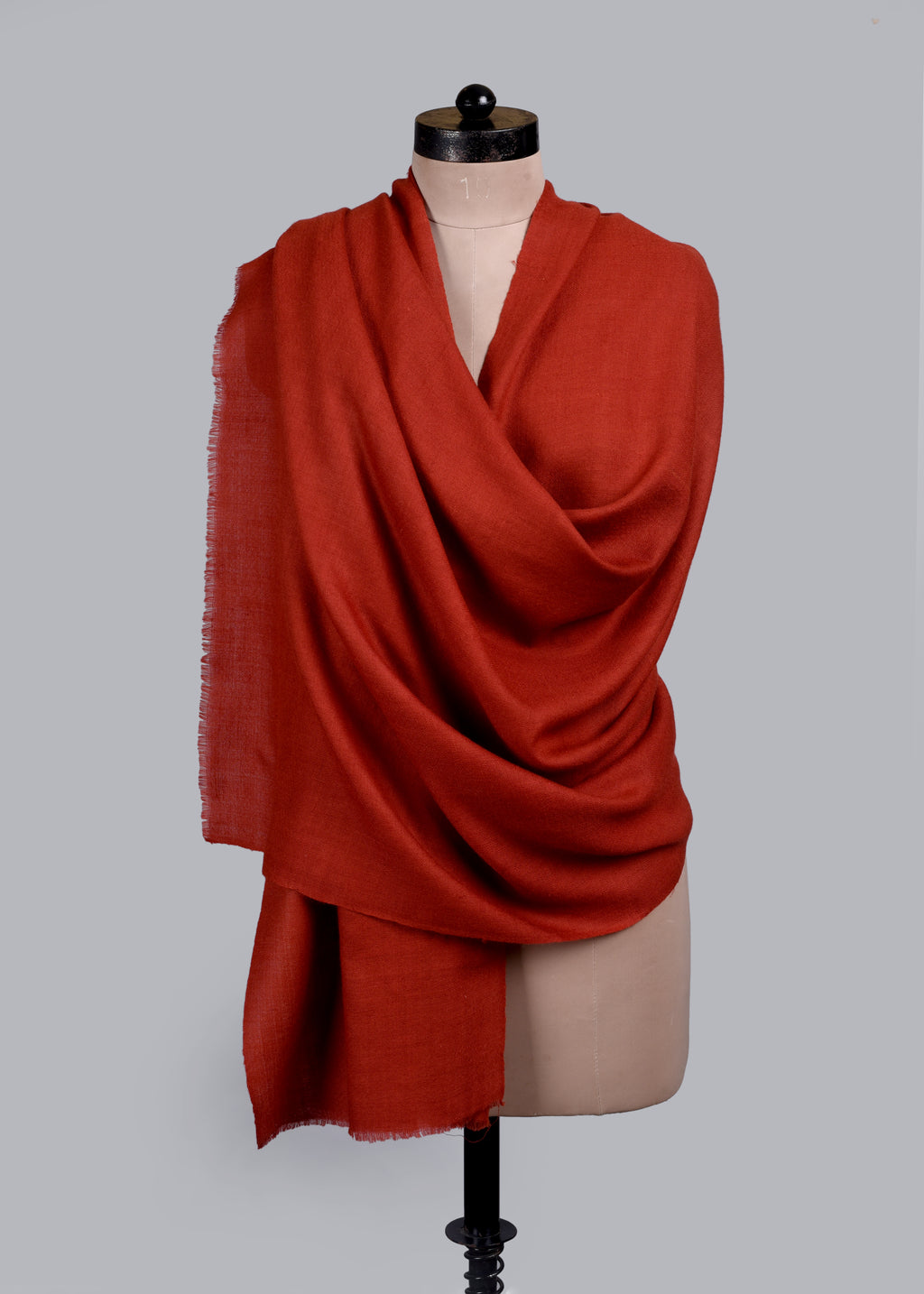 Handwoven & Handspun Pure Pashmina Stole – Sindoori