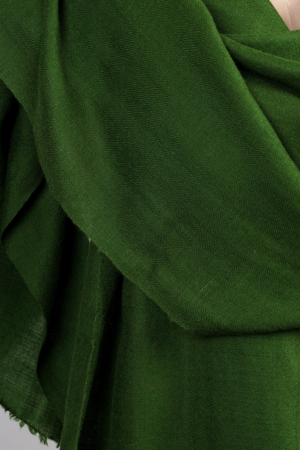 Handwoven & Handspun Pure Pashmina Stole – Dartmouth Green
