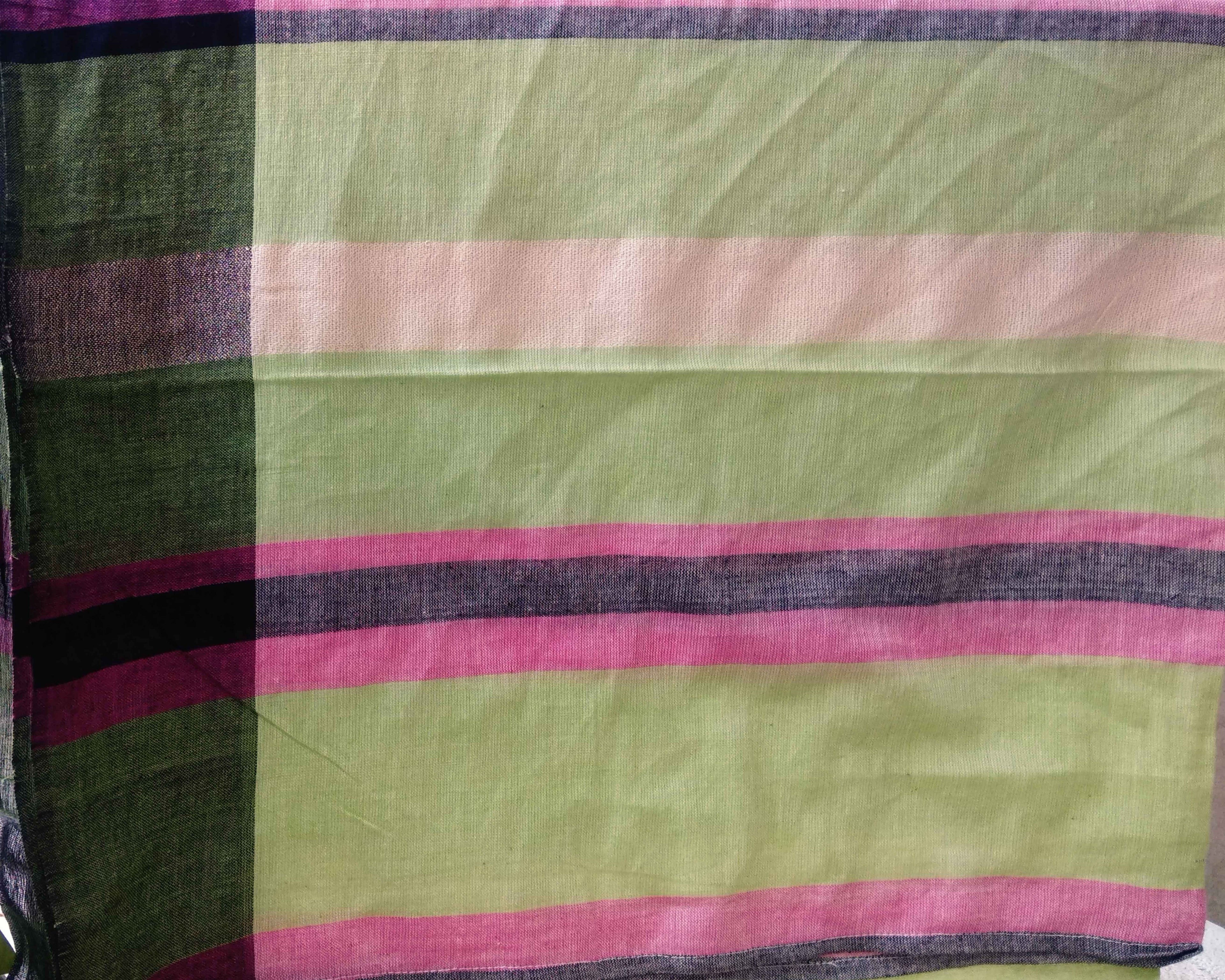 Handloom Multi colour Cotton Scarf