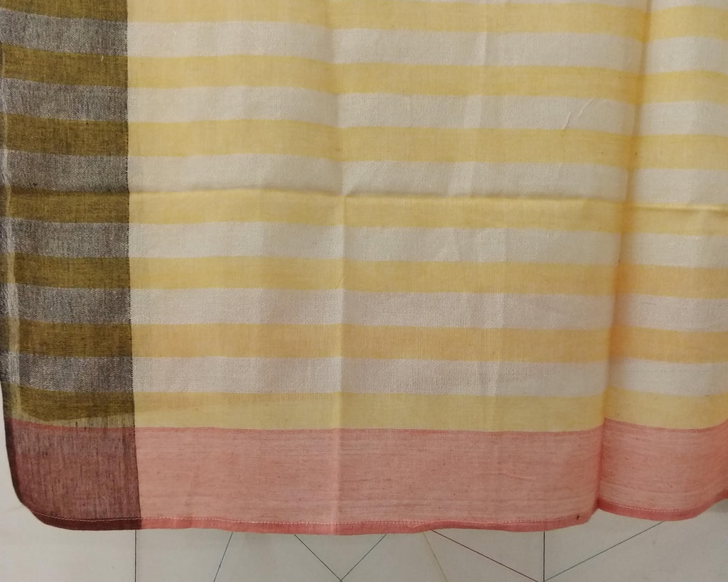 Pastel Handloom Cotton Scarf