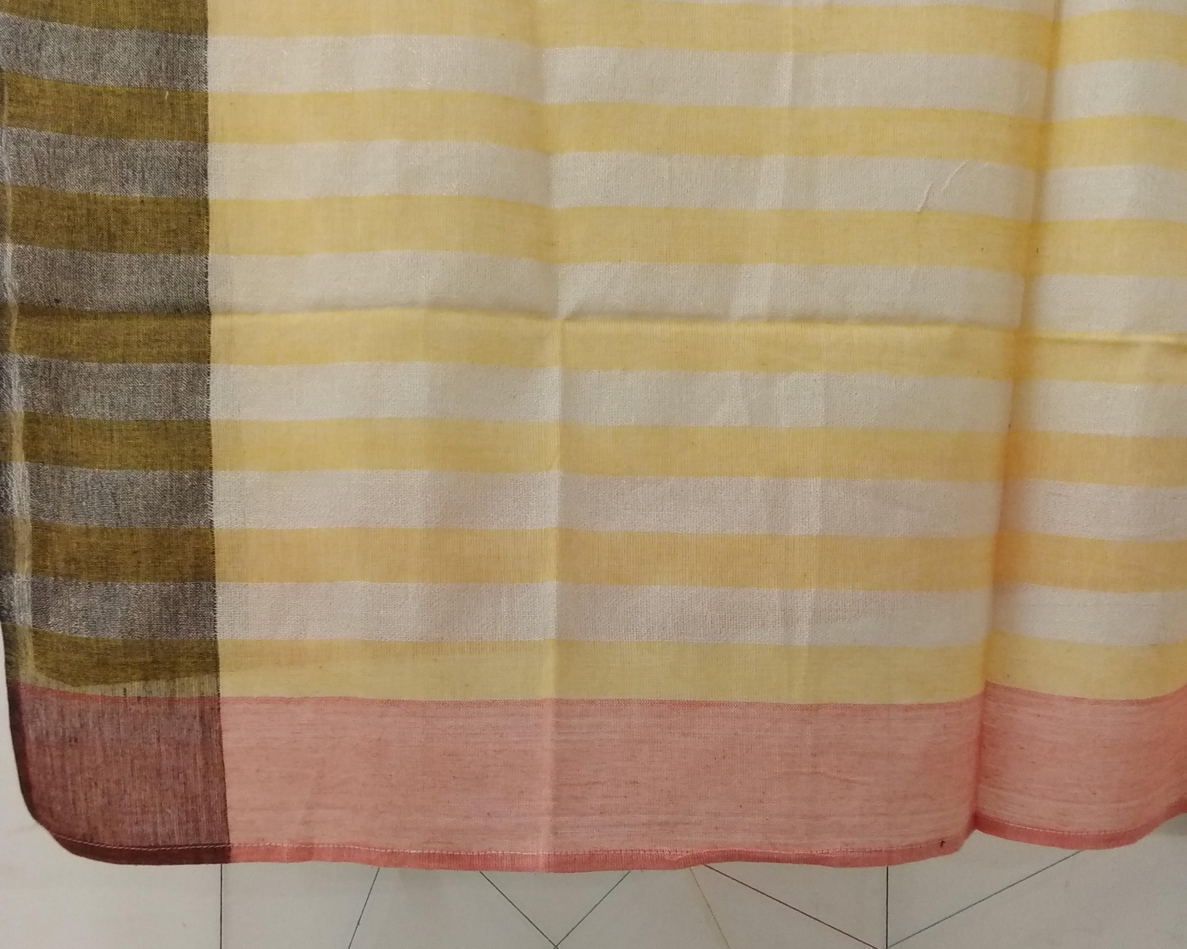 Pastel Handloom Cotton Scarf