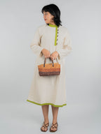 Green Trail Handspun and Handwoven Kora Dress