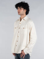Classic Military Handspun and Handwoven Kora Shirt