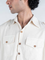 Classic Military Handspun and Handwoven Kora Shirt