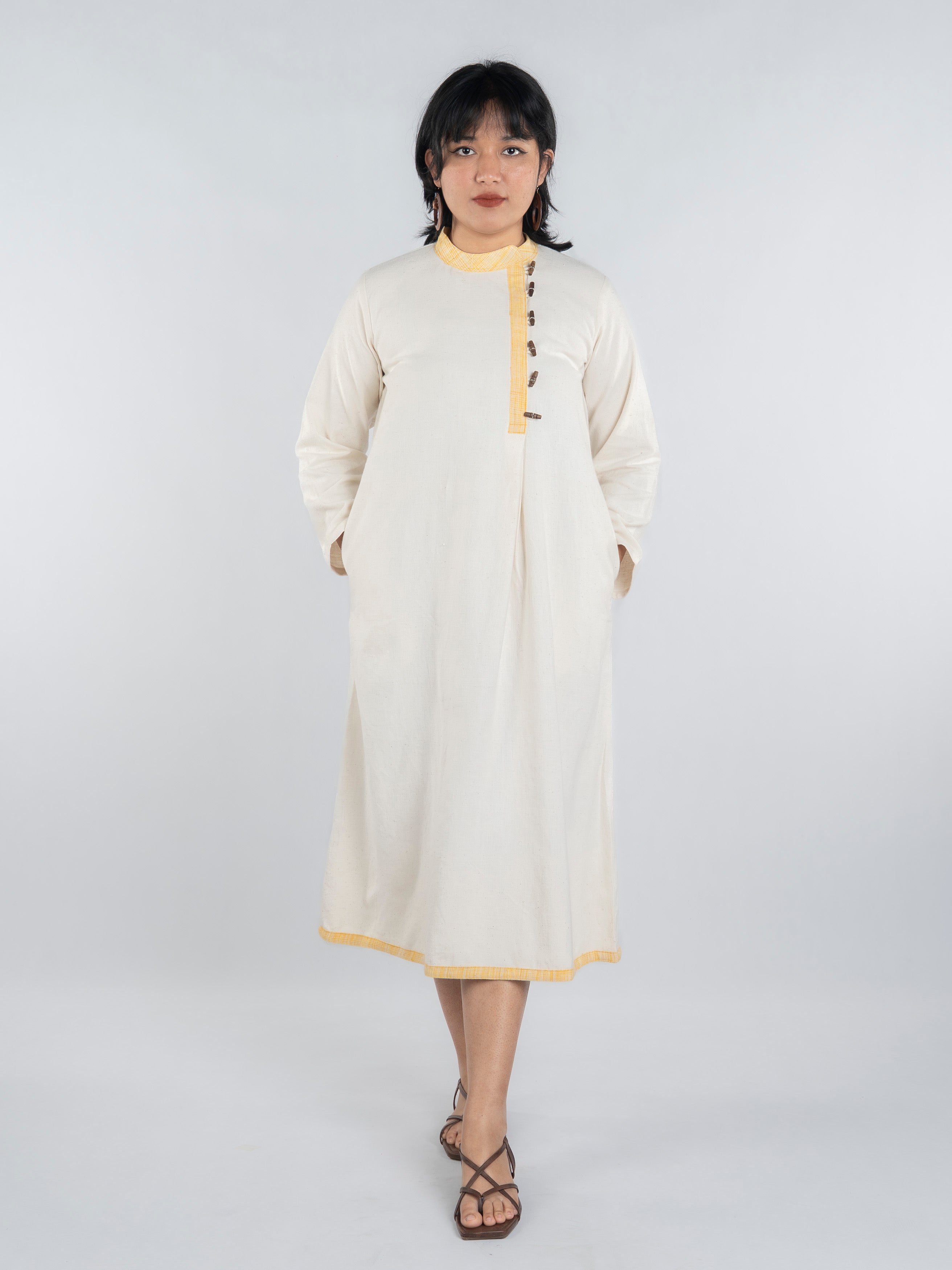 Sun Line Handspun and Handwoven Kora Dress