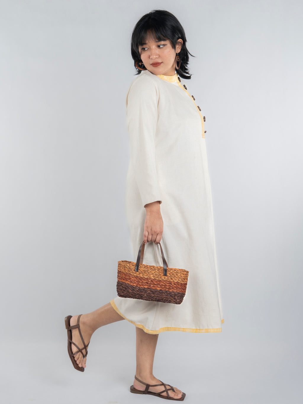 Sun Line Handspun and Handwoven Kora Dress