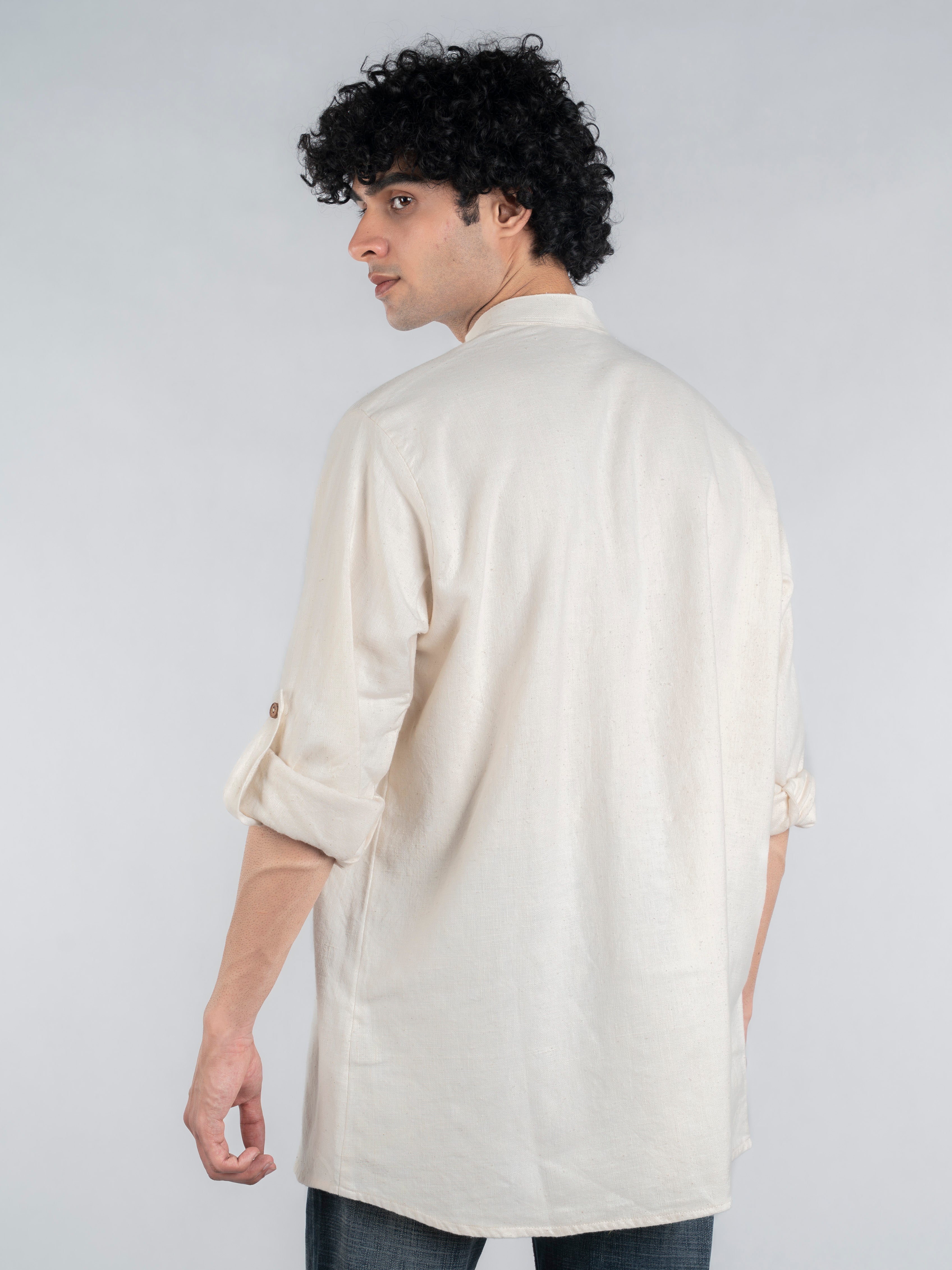 Classic Handspun and Handwoven Kora Kurta