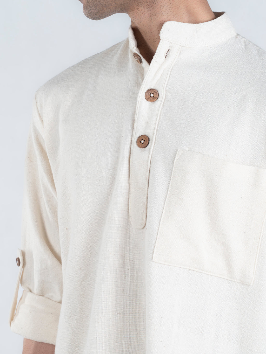 Classic Handspun and Handwoven Kora Kurta