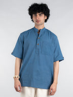 Ocean Breeze Handloom Kurta