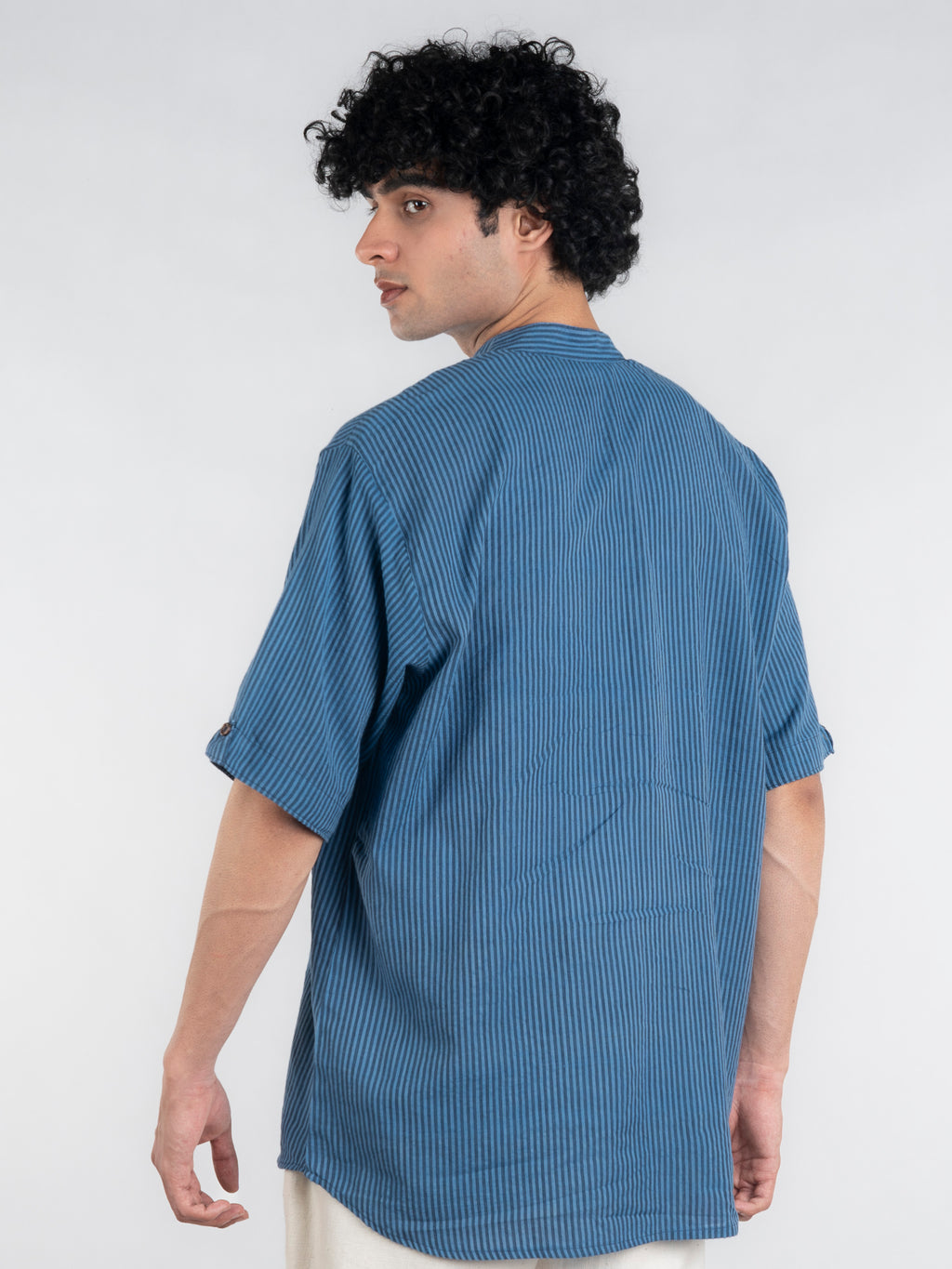 Ocean Breeze Handloom Kurta