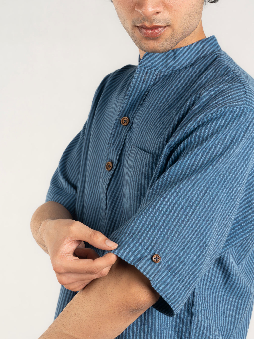 Ocean Breeze Handloom Kurta