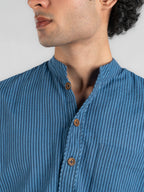 Ocean Breeze Handloom Kurta