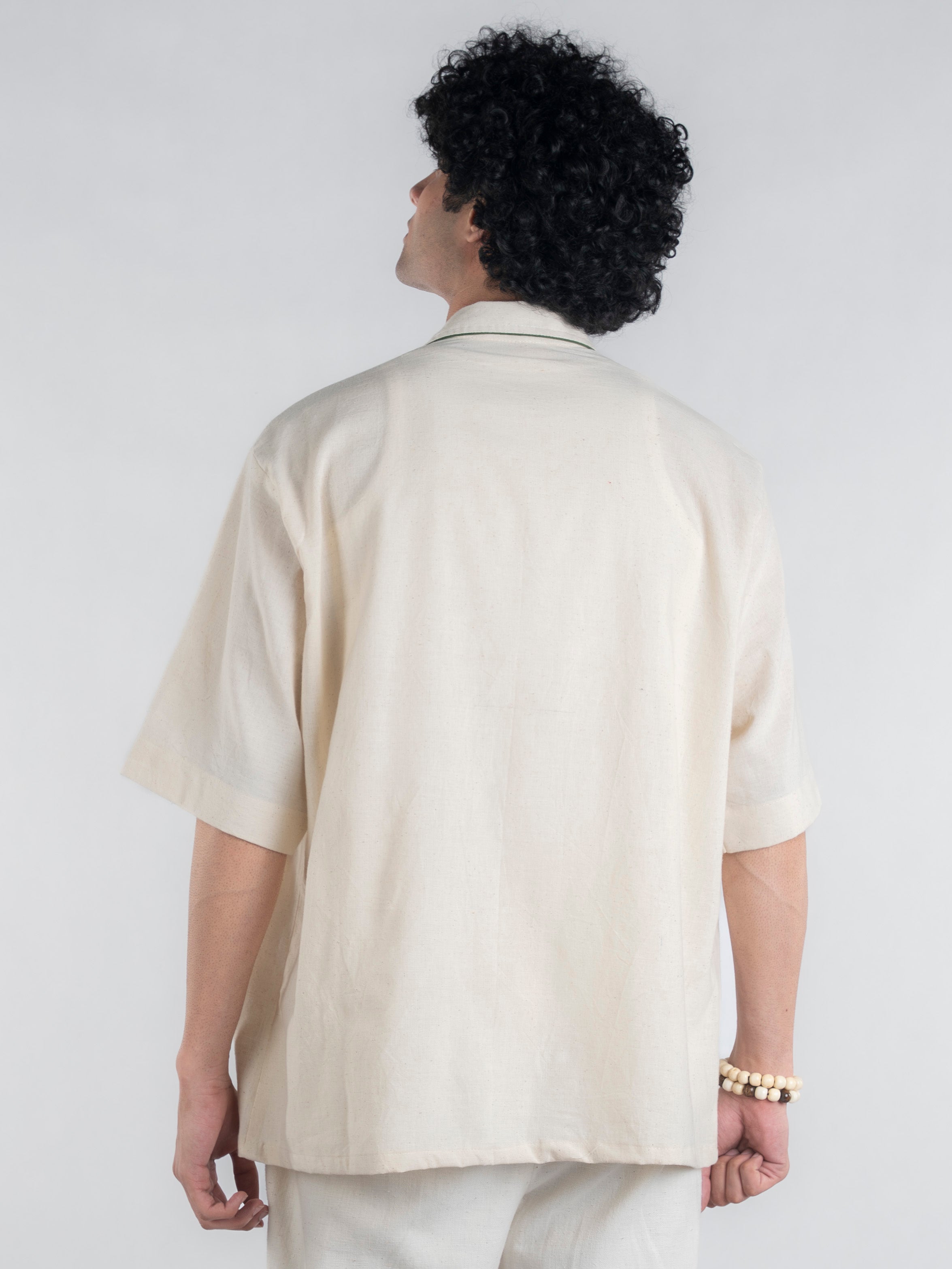 Forest Edge Handspun and Handwoven Kora Shirt