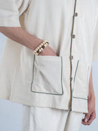Forest Edge Handspun and Handwoven Kora Shirt