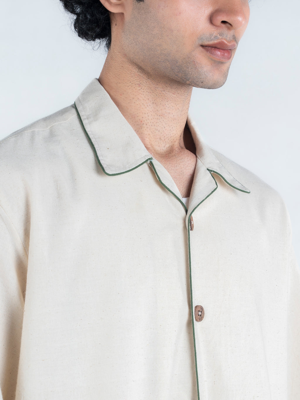 Forest Edge Handspun and Handwoven Kora Shirt