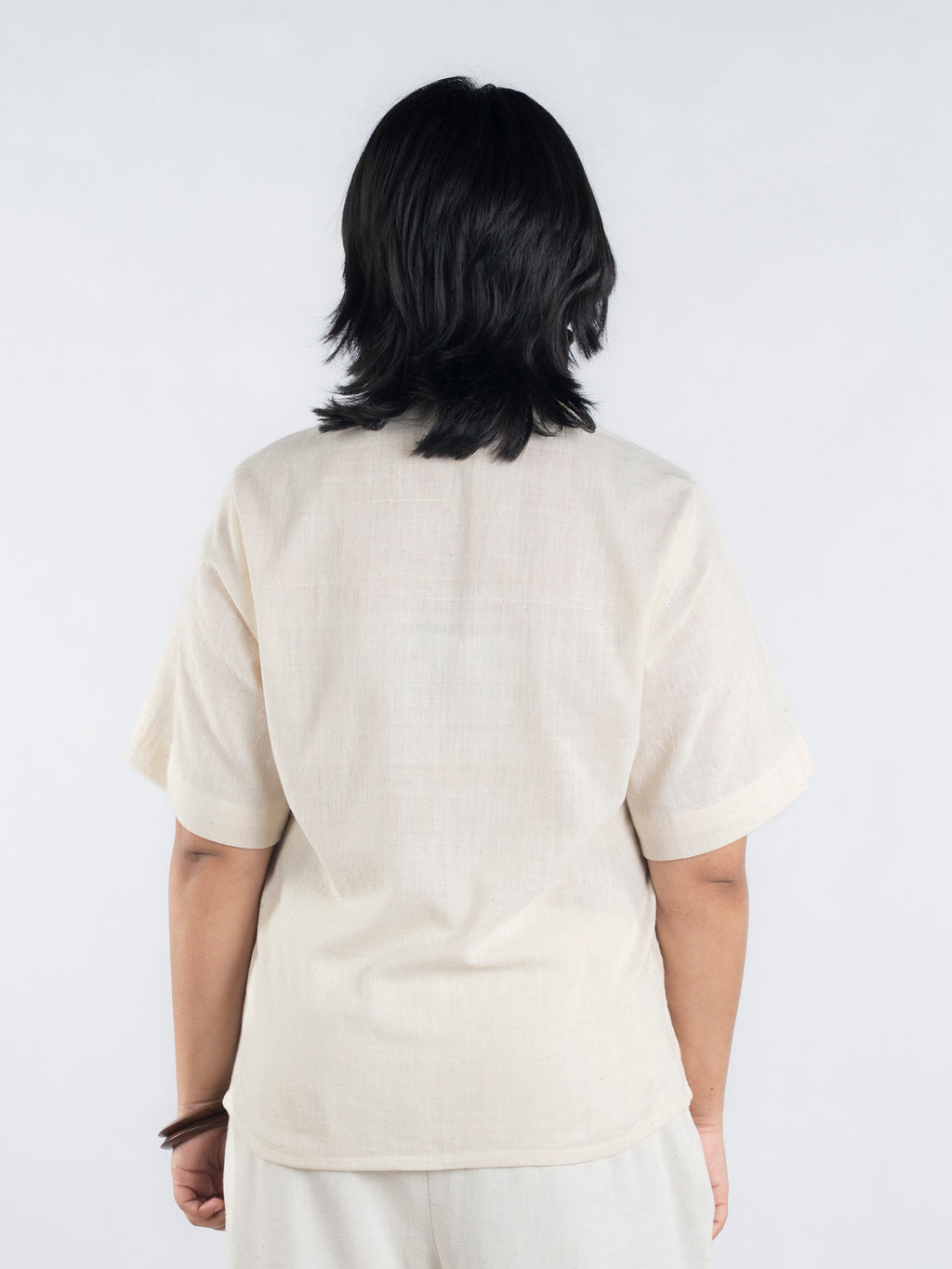 Lime Edge Handspun and Handwoven Kora Shirt